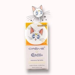 NEW The Creme Shop x Pretty Guardian Sailor Artemis Luna Macaron Lip Balm